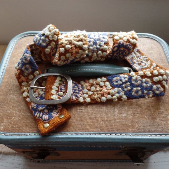 Jenny Krauss Belt EMBRODIERED &Fabric NWT L/XL - Picture 6 of 10